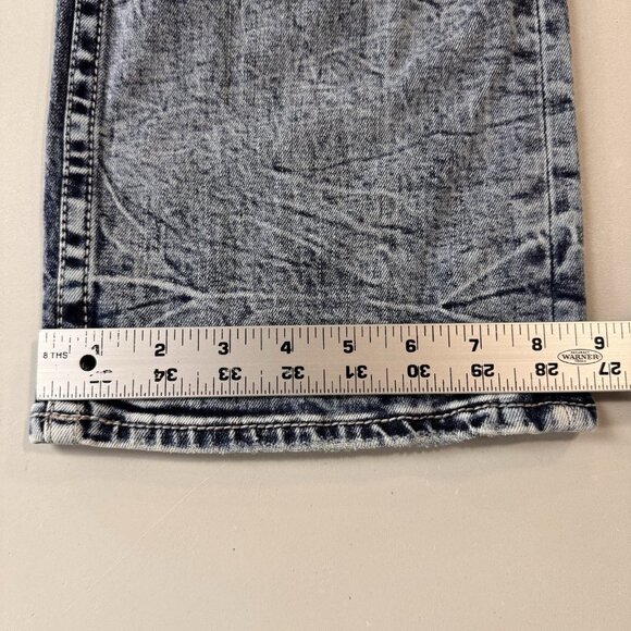 Buckle BKE Jeans Mens 34x30 Blue Jake Straight Mid Rise Stretch Distressed Denim - Picture 10 of 11